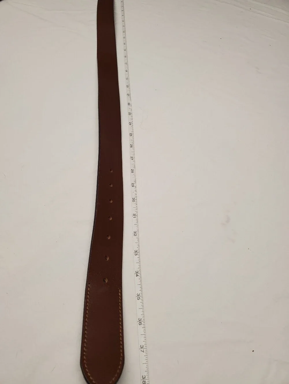 Smith's Workwear Mens Leather Belt Brown Roller Buckle Genuine Leather India